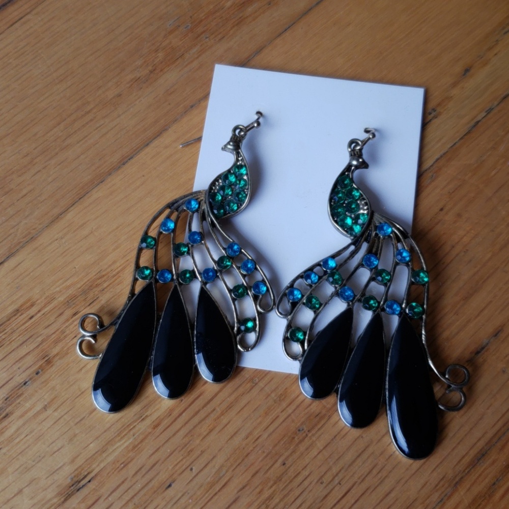 Peacock Earrings
